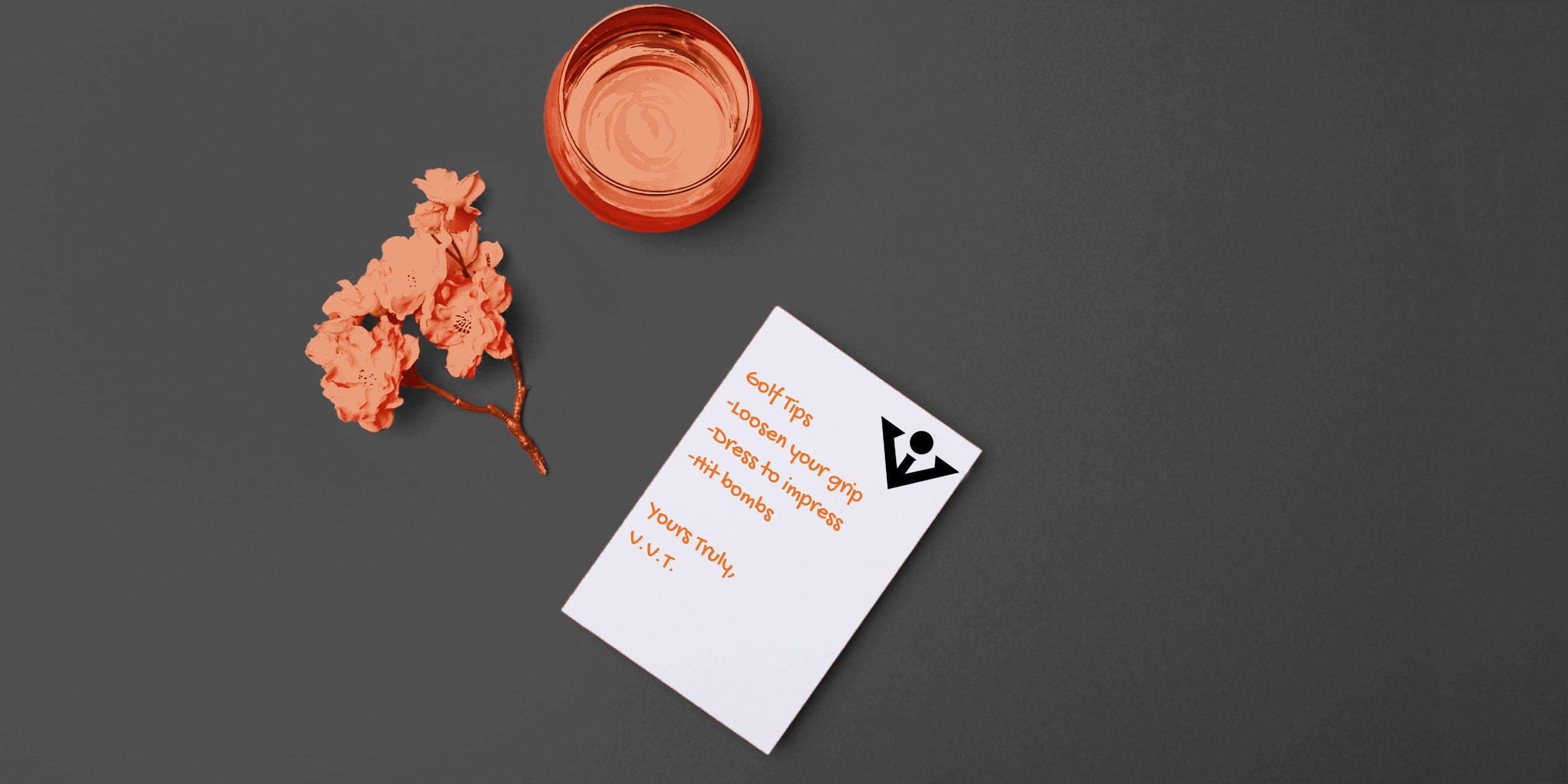 An image of a flower and bowl next to a note with the VivanTee logo.