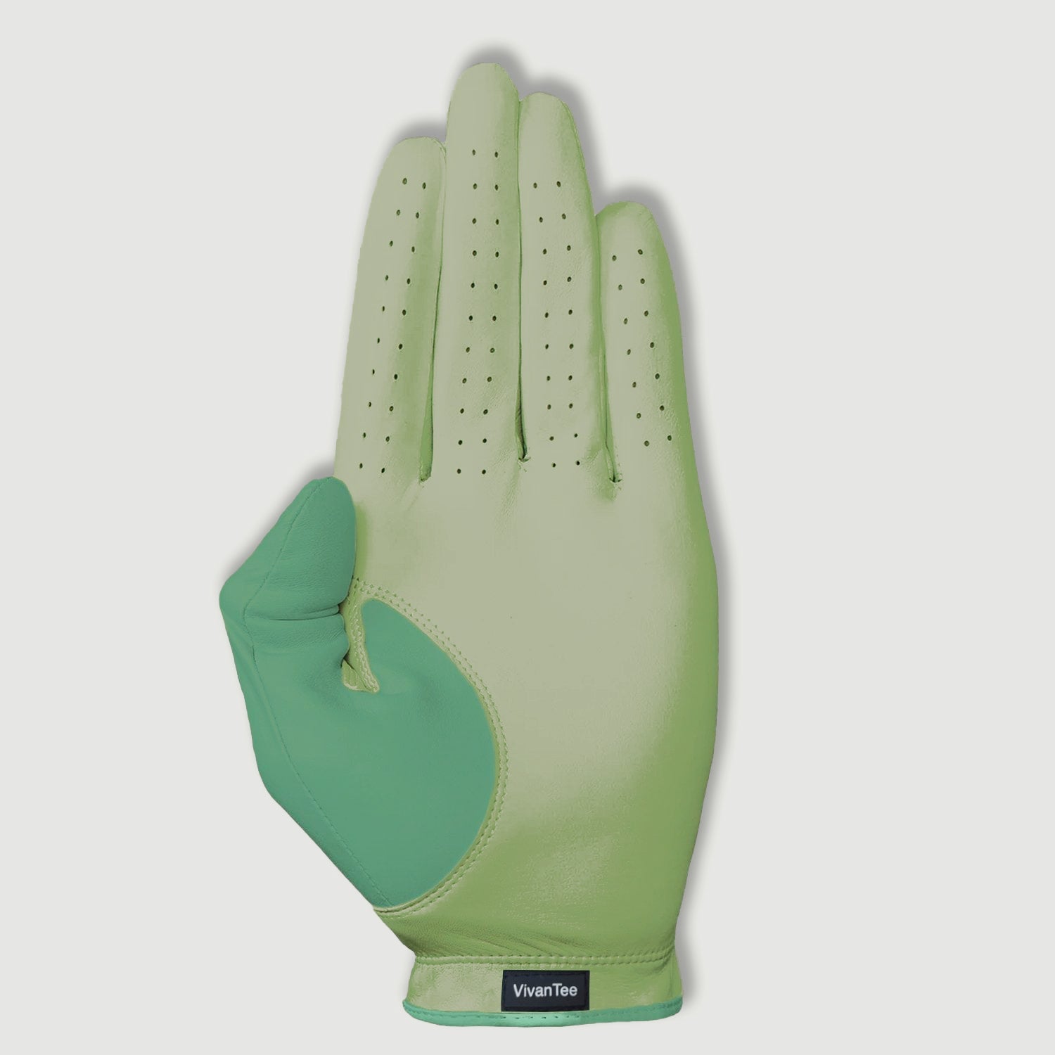 Premium mint green golf glove for men